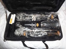 BRAND NEW Bb CLARINET EBONITE BODY WITH 2 BARRELS AND NEW MOUTHPIECE
