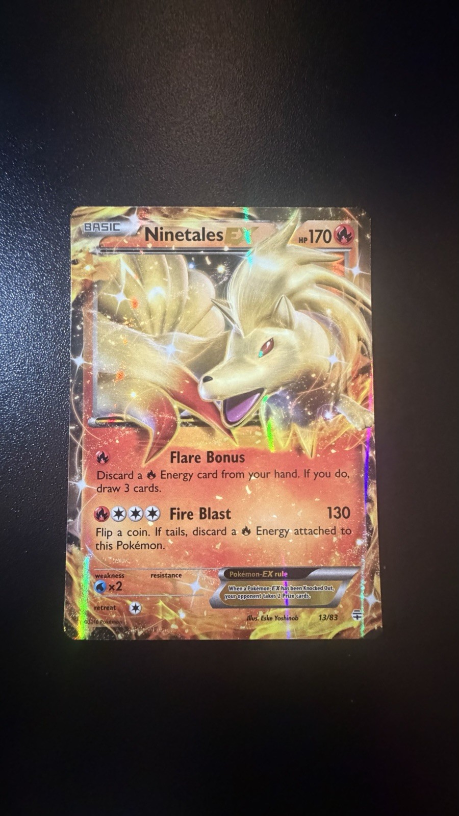 Pokemon Card - Ninetales EX Generations 13/83 Ultra Rare