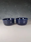 Fiestaware Gusto Bowls Set of 2 Cobalt 8 fl oz Homer Laughlin 6" x 3" Fiesta