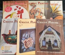 Lot of 6 Creative Painting Magazines Tole Decorative Vintage