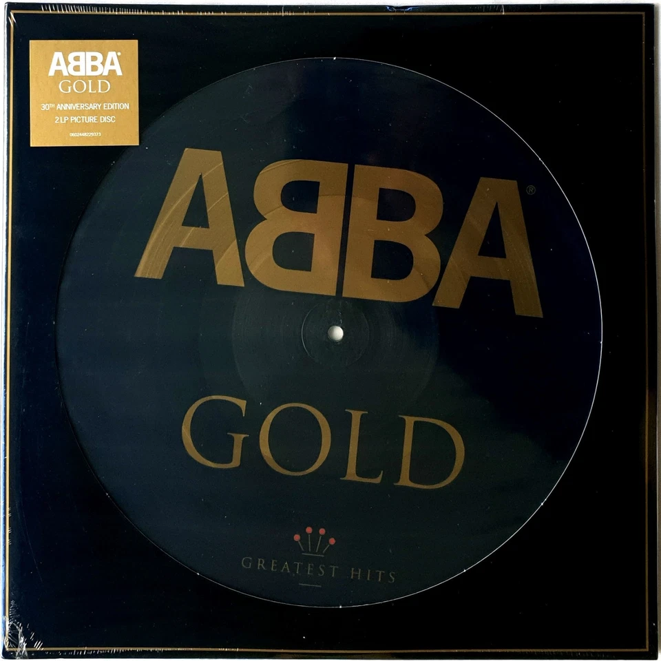 ABBA - Gold - Greatest Hits Vinyl 2LP 2022 Picture Disc Gatefold, 180 Gram, NEW - Image 2 of 3