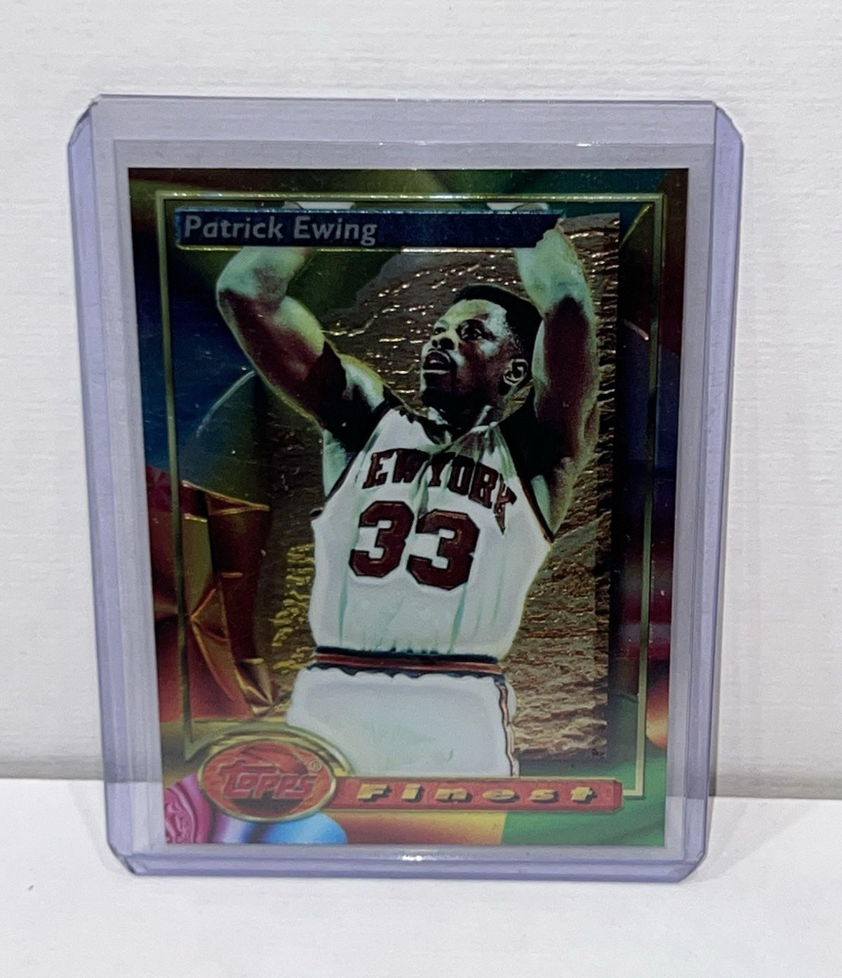Topps Finest 1993-94 Patrick Ewing New York Knicks #165