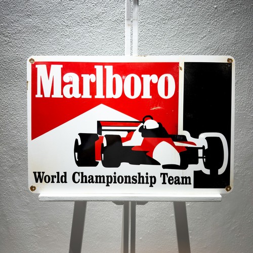 Marlboro Rusty Racing Heavy Metal Sign -Garage Decor – 60x40 cm (23.6” × 15.7”)