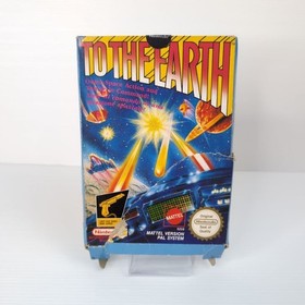 To the Earth NES Italian PAL A with Manual (Broken Box) - Working Tested