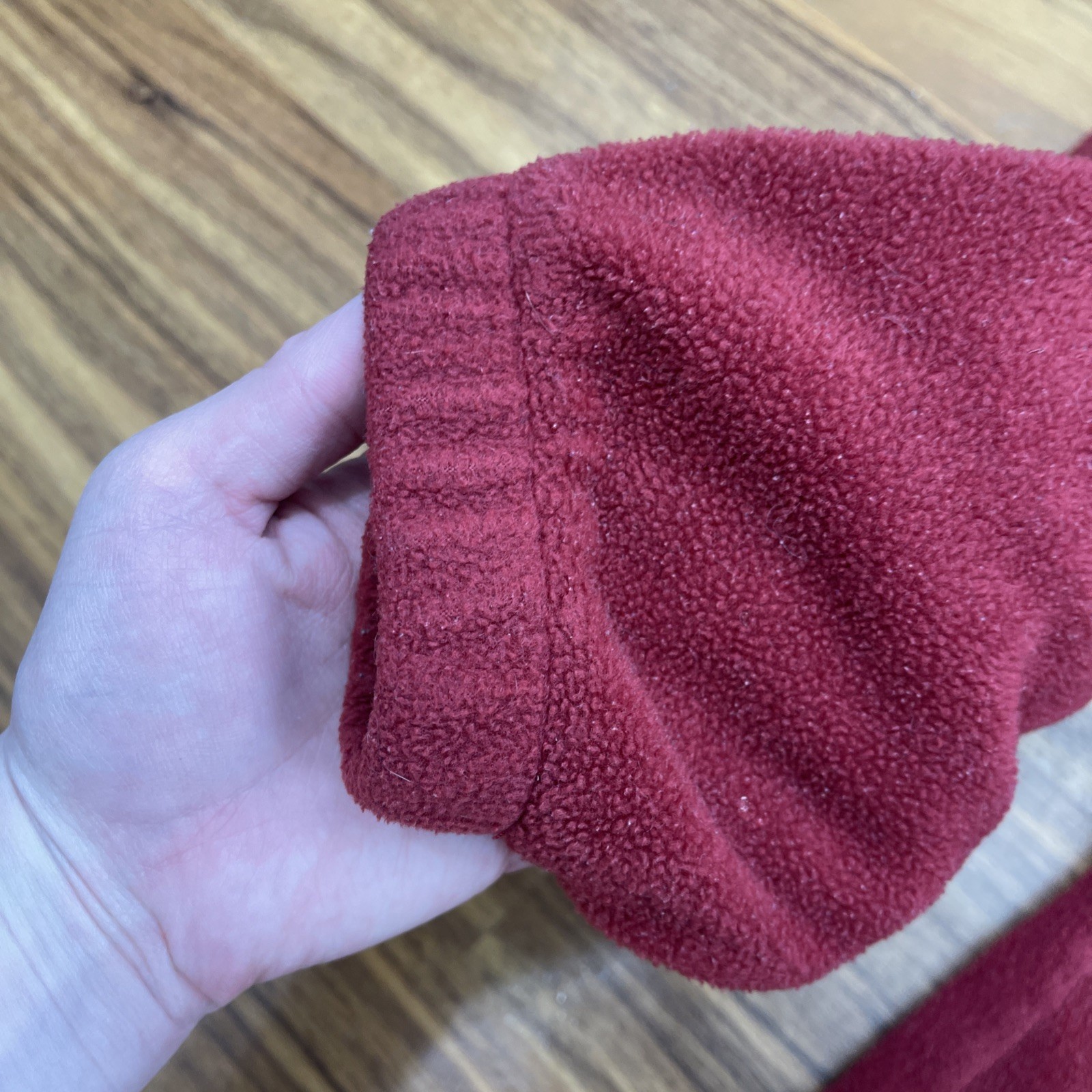 Columbia Red Basic Jacket SMALL Polyester Fleece … - image 7