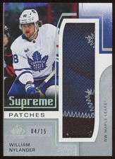 2024-25 Upper Deck SP Game Used Supreme 04/15 William Nylander #SP-WN Patch
