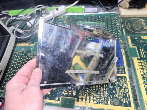 Atari 800 XL Exact Innenboden Metall & Pappeinlage mit Schrauben - intakt - OK - LESEN - Bild 9 von 19