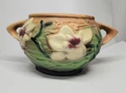 Roseville Pottery Magnolia Jardiniere Two Handled Bowl Planter 665-3” Vintage