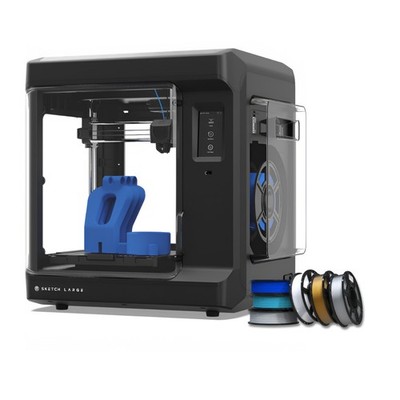 MakerBot Sketch Black Large 3D Printer and Winter Holiday Filament Pack Bundle