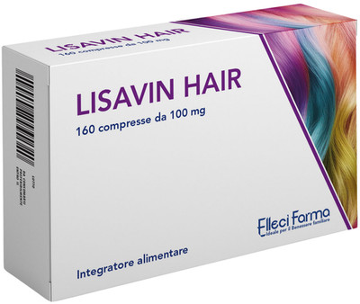 Elleci Farma Lisavin Hair 160cps - Biotin Anti-Fall Stärkend Herren Damen