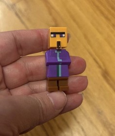 Minecraft Witch Lego Minifigure Figure No Hat Orange Face Toy