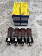 JJ Electronic 7591A Matched Quad Vacuum Tubes Type 7591A