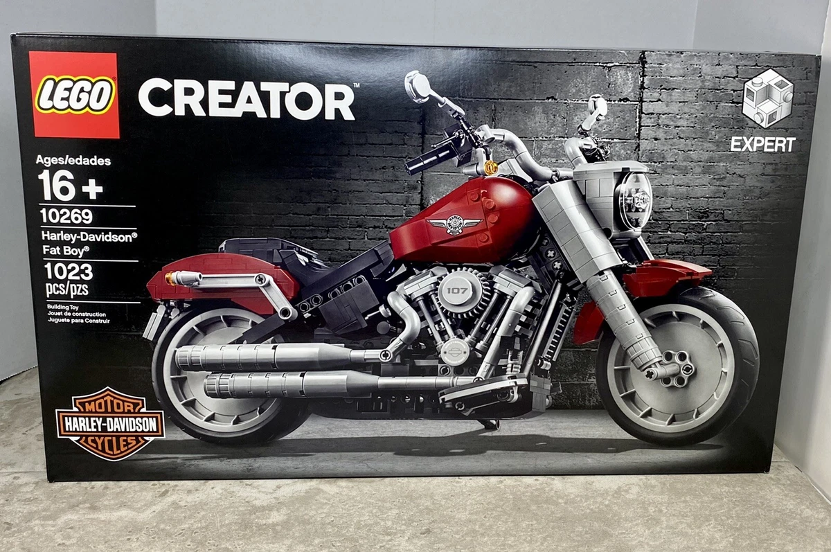 LEGO Creator Expert: Harley-Davidson Fat Boy; Set 10269; 16+; 1023 Pcs;  Retired 5702016368291