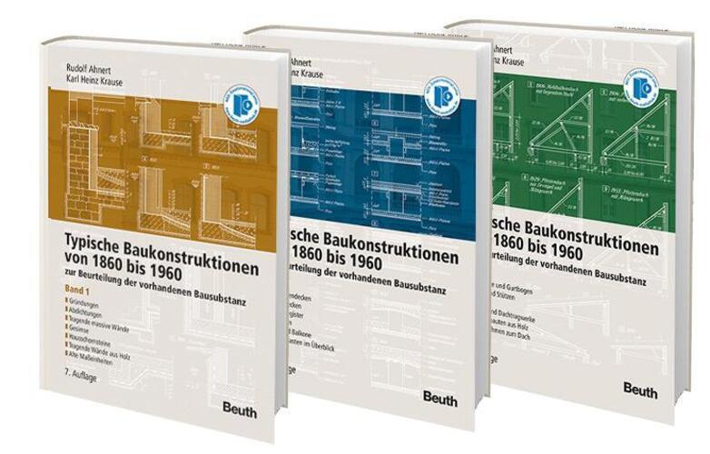 Thumbnail - Typische Baukonstruktionen Von 1860-1960. Buchpaket/ 3 Bde. | Krause