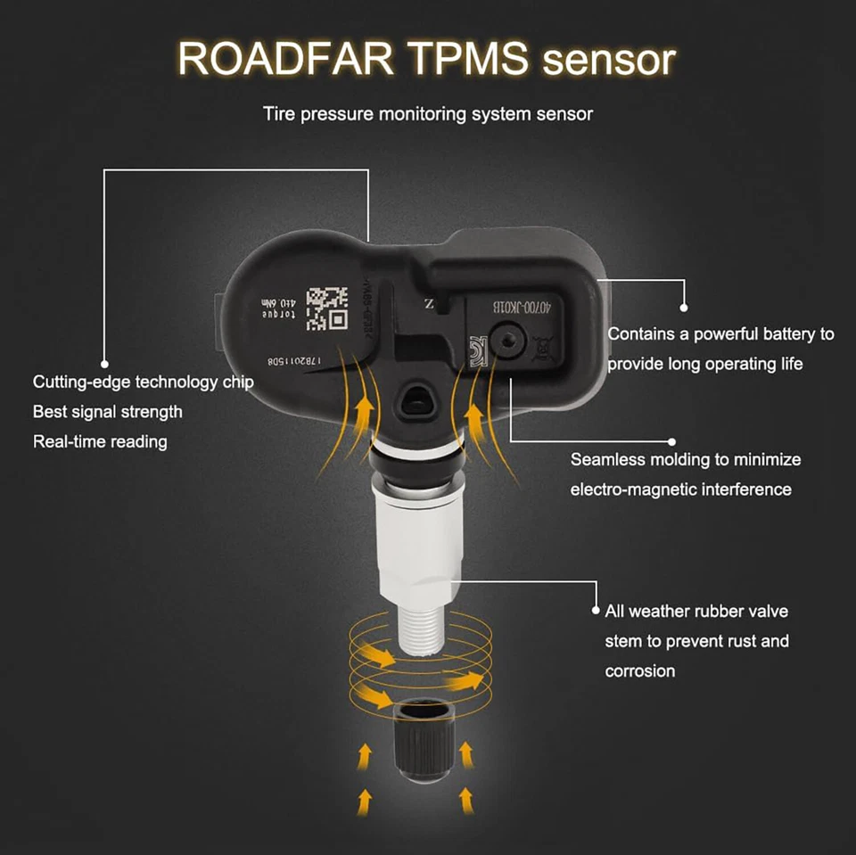 Sensor de pressão dos pneus 40700-JK01B TPMS para Infiniti EX35 FX35 FX45 FX50 G35 G37 - Imagem 3 de 4