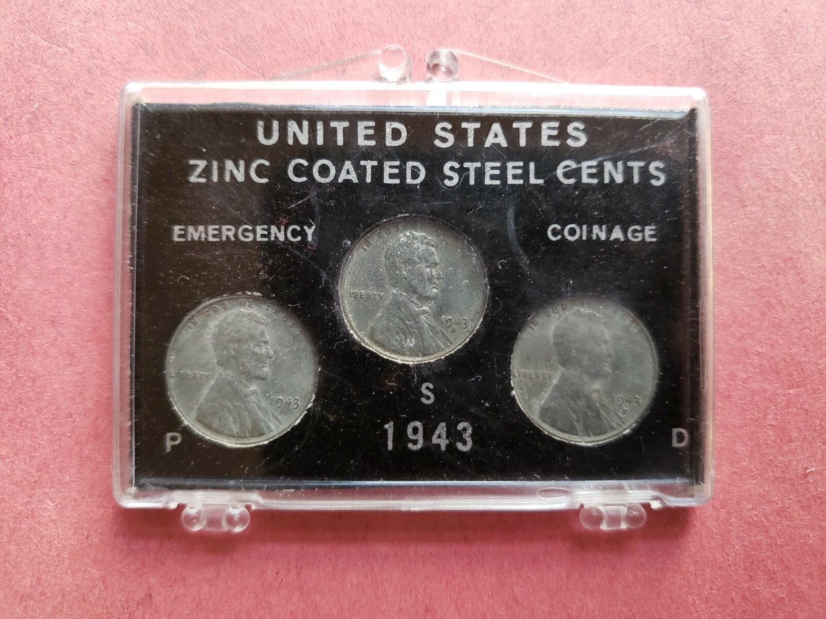 1943 US Zinc Coated Steel Cents | eBay