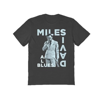 New Miles Davis All Blues Mens Medium Jazz Blues Soft Comfy Cotton Tee