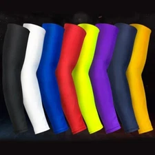 Sun Protection Arm Sleeves Cooling Compression Sports Arm Sleeves for Women Men