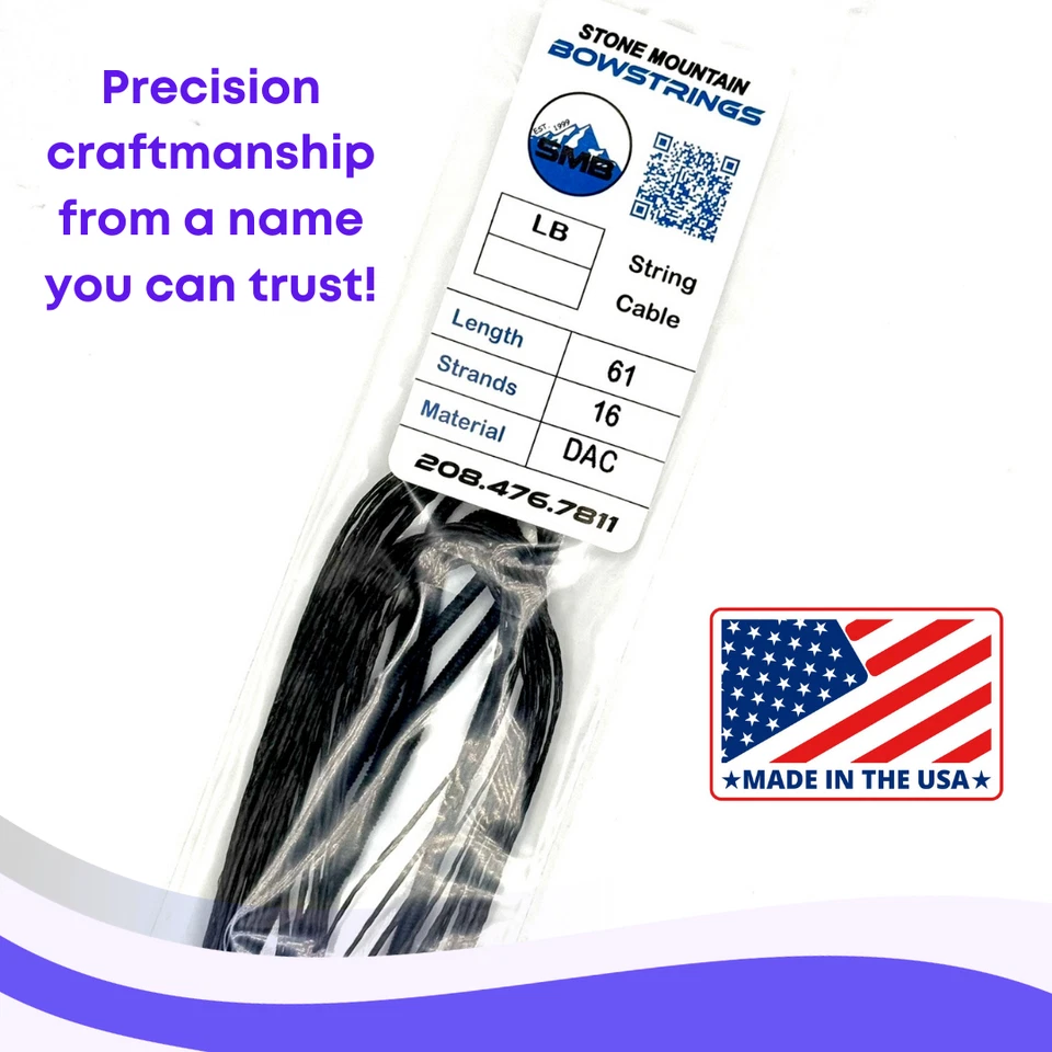 Longbow Bowstring - Endless Loop B55 Dacron - Actual / AMO length Bowstrings - Image 4 of 4