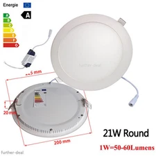 Dimmable Epistar Recessed LED Panel Light 9W 12W 15W 18W 21W Ceiling Down Lights