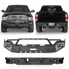 Heavy Duty Steel Frontrear Bumper Bar Assembly For Dodge Ram 1500 2013-2018