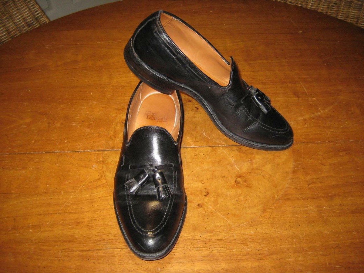 NEW Allen Edmonds Grayson Slip-On Penny Loafers 10E BLACK Grayson Tassel Loafer | Men main image 2