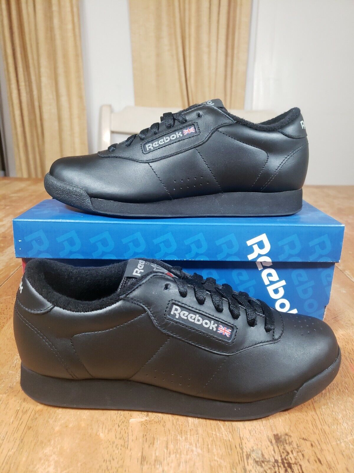 Reebok Classic Princess Black Sneakers Shoes Women&#039;s Size NEW IN BOX | eBay