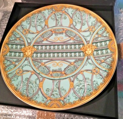 VERSACE PALAZZO CHARGER MEDUSA SERVICE PLATE ROSENTHAL 13'' NEW in box  RARE
