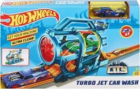 🔥 Hot Wheels FNJ35 Hw City Starter Kit Turbo Jet Car Wash Geschenkset 🔥