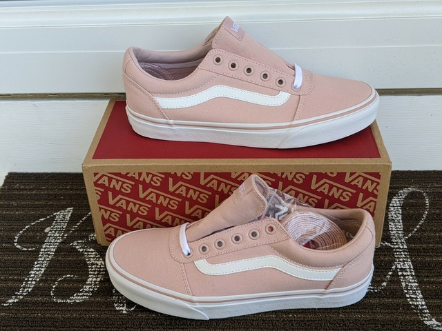 sepia rose checkered vans