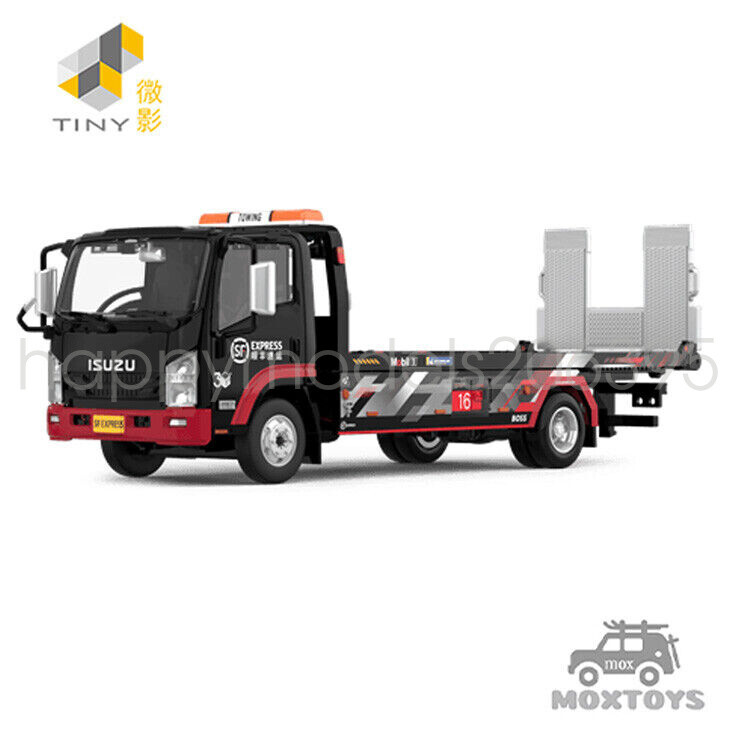 1:64 Tiny  CN27 Isuzu N Series SF Express Flatbed Trailer 2023 Diecast Car Model