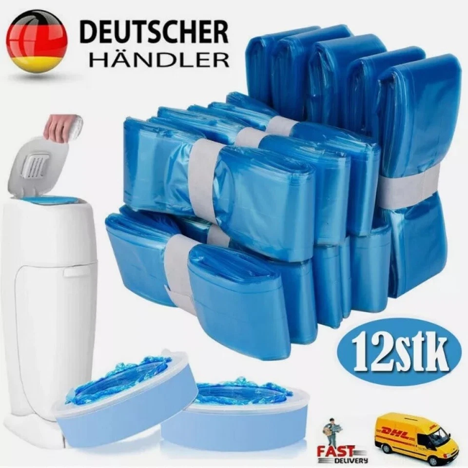 12X Vollständig kompatibel Nachfüllkassette Angelcare Dress Up XL Tommee Tippee