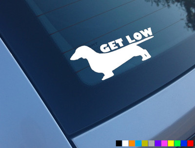 GET LOW DOG CAR STICKERS DECALS FUNNY STATIC SLAMMED JDM JAP STANCE DUB MK2