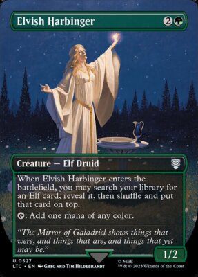 MTG ELVISH HARBINGER 527 FOIL EXC - ELFE ARALDO - LTC X EN - MAGIC