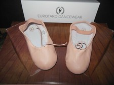 Eurotard A2001 child/adult Ballet shoes all leather Medium WidthTendu fullsole
