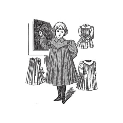 Past Patterns 9317 - Edwardian Childs Apron Sewing Pattern for 10 Year Old