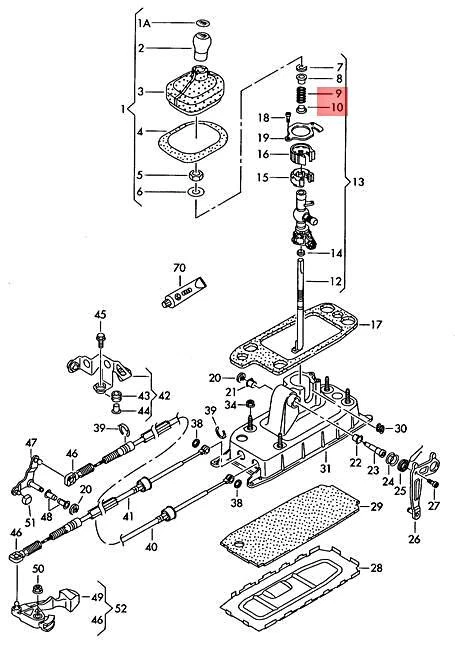 Genuine Bush Lower VW AUDI SKODA SEAT Beetle Cabrio Bettle Bora  