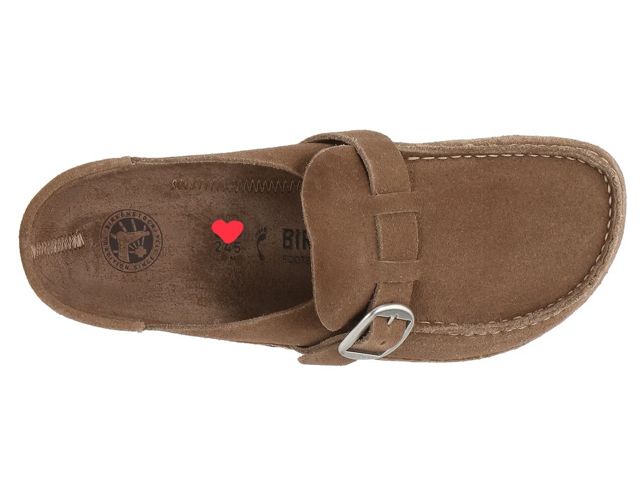 NEW Birkenstock Buckley Clog Taupe EU 37 SEE SIZE CHART $150 Narrow Fit image 7