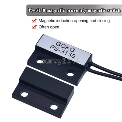 2 PCS Normally Open Proximity Magnetic Sensor Reed Switch Aleph PS-3150