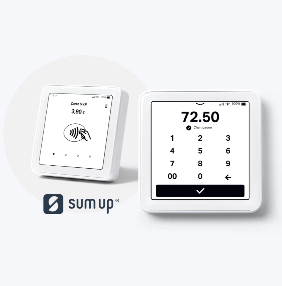 SumUp Solo con 1,25% di Commissioni Lettore carte. POS mobile contactless.