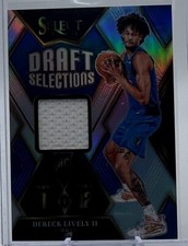 2023-24 Panini Select - Draft Selections Memorabilia #DSM-DL Dereck Lively patch
