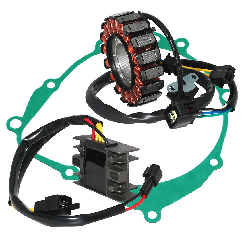 Stator+Regulator Rectifier+Gasket for Kawasaki KLX400 21066S005 KLX400R KLX400SR - Image 2 of 4