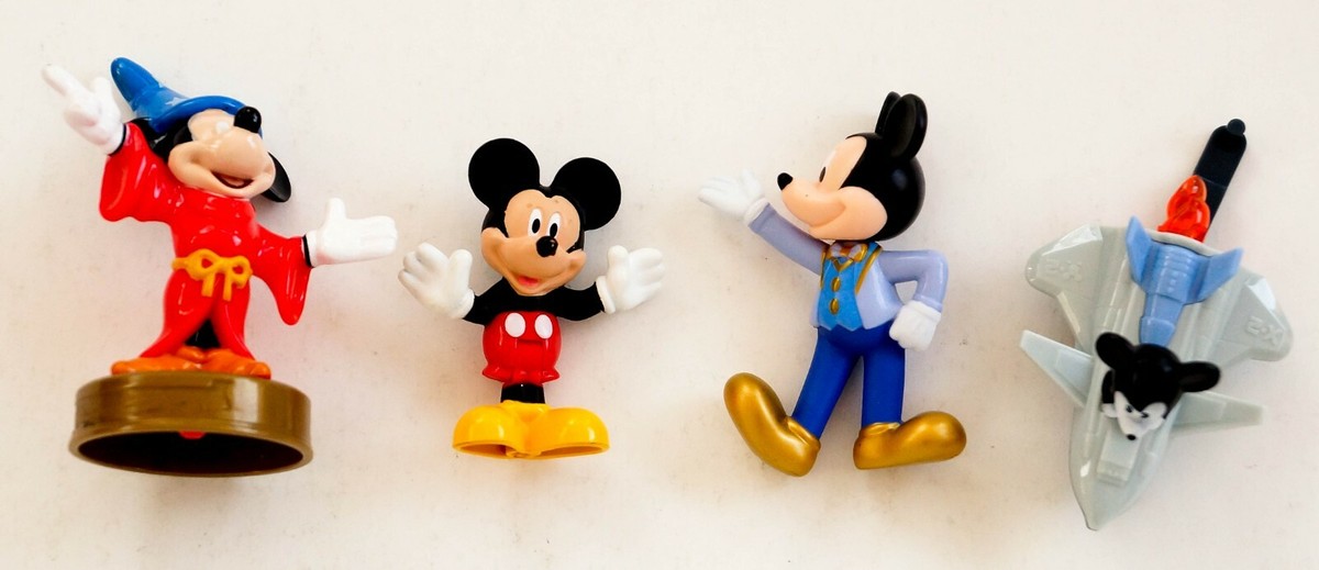 Mickey Mouse Disney McDonalds Mattel Toy Lot of 4 Figures Preowned