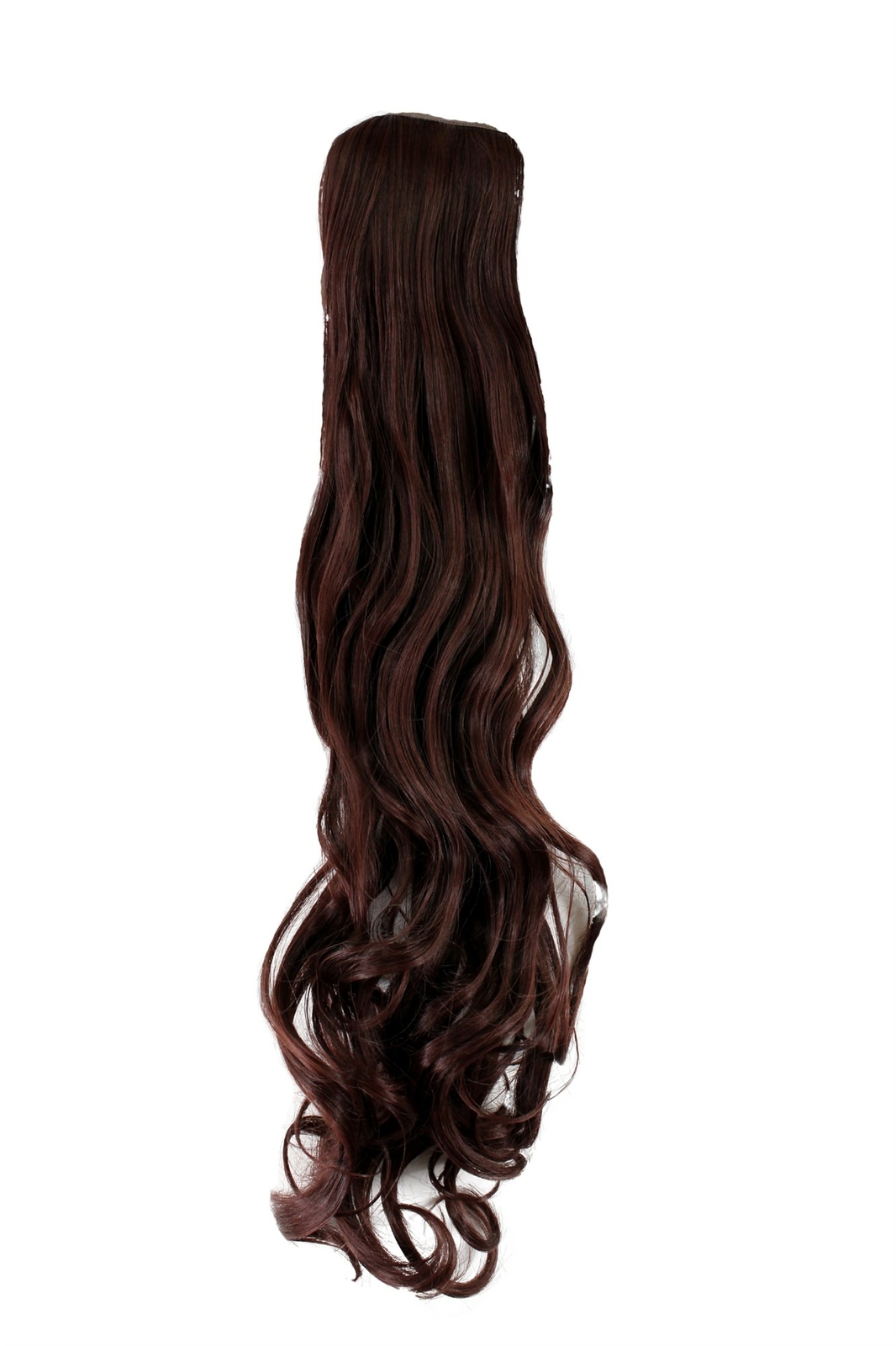 Hairpiece Ponytail Chestnut Brown Wavy Long 63 Band Comb YZF-1094HT-33