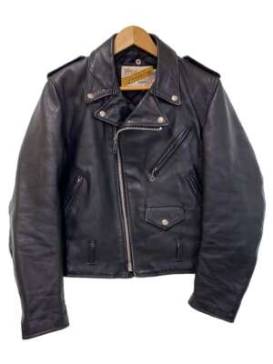 schott perfecto 38 double steerhide leather motorcycle jacket | eBay