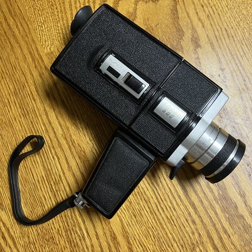 Vintage Kmart Focal 500 Super 8 Reflex Zoom Film Movie Camera + Supermate Light - Picture 2 of 10