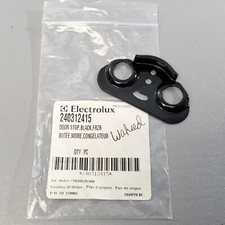 New Genuine Electrolux 240312415 Black Door Stop For Certain Refrigerators