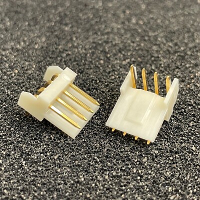 176153-4, Tyco, Stecker Kopf durch Loch, rechter Winkel 4 Positionen 2,50 mm