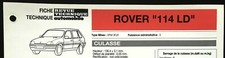 Revue technique Rover 114