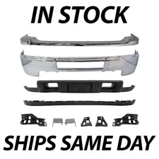 NEW Steel Front Bumper Bracket Kit for 2011-2014 Silverado 2500 3500 HD W/o Fog